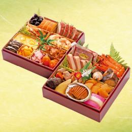 おせち　梅　二段重